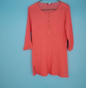 J. Crew Top Size Small Textured Long 3/4 Sleeve
